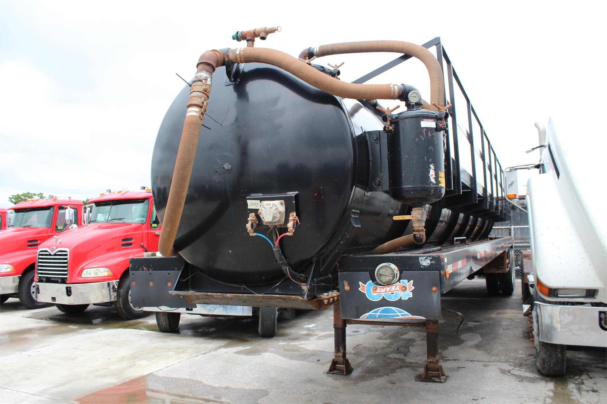 2014 Troxell 130BBL Steel Vacuum Trailer For Sale in Houston, TX