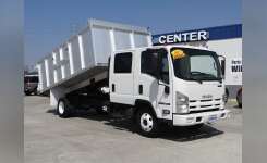 2015 ISUZU NPR Dump Truck, Landscape Truck, Hauler in Santa Fe Springs, CA