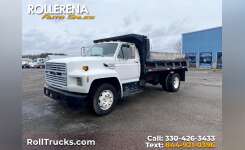 1990 FORD F700 Dump Truck, Cab Chassis, Contractor Truck in East Palestine, OH