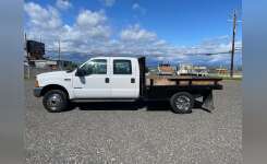 2000 FORD F450 Flatbed Truck, Cab Chassis, Contractor Truck in Central Point, OR
