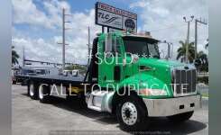 2014 PETERBILT 348 Car Carrier, Rollback Tow Truck in Pompano Beach, FL