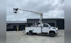 2006 GMC 5500 Topkick Altec AT235P Cable Placer Bucket Truck - Boom Truck in Bluffton, IN