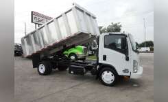 2014 ISUZU NQR Dump Truck, Landscape Truck, Flatbed Dump in Pompano Beach, FL