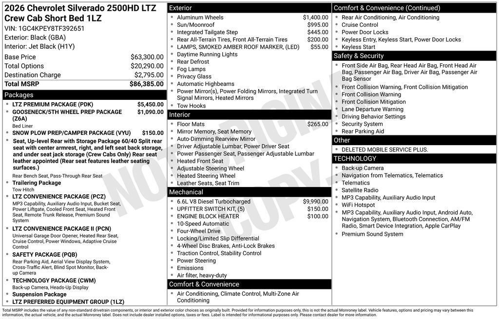 2026 Chevrolet SILVERADO 2500