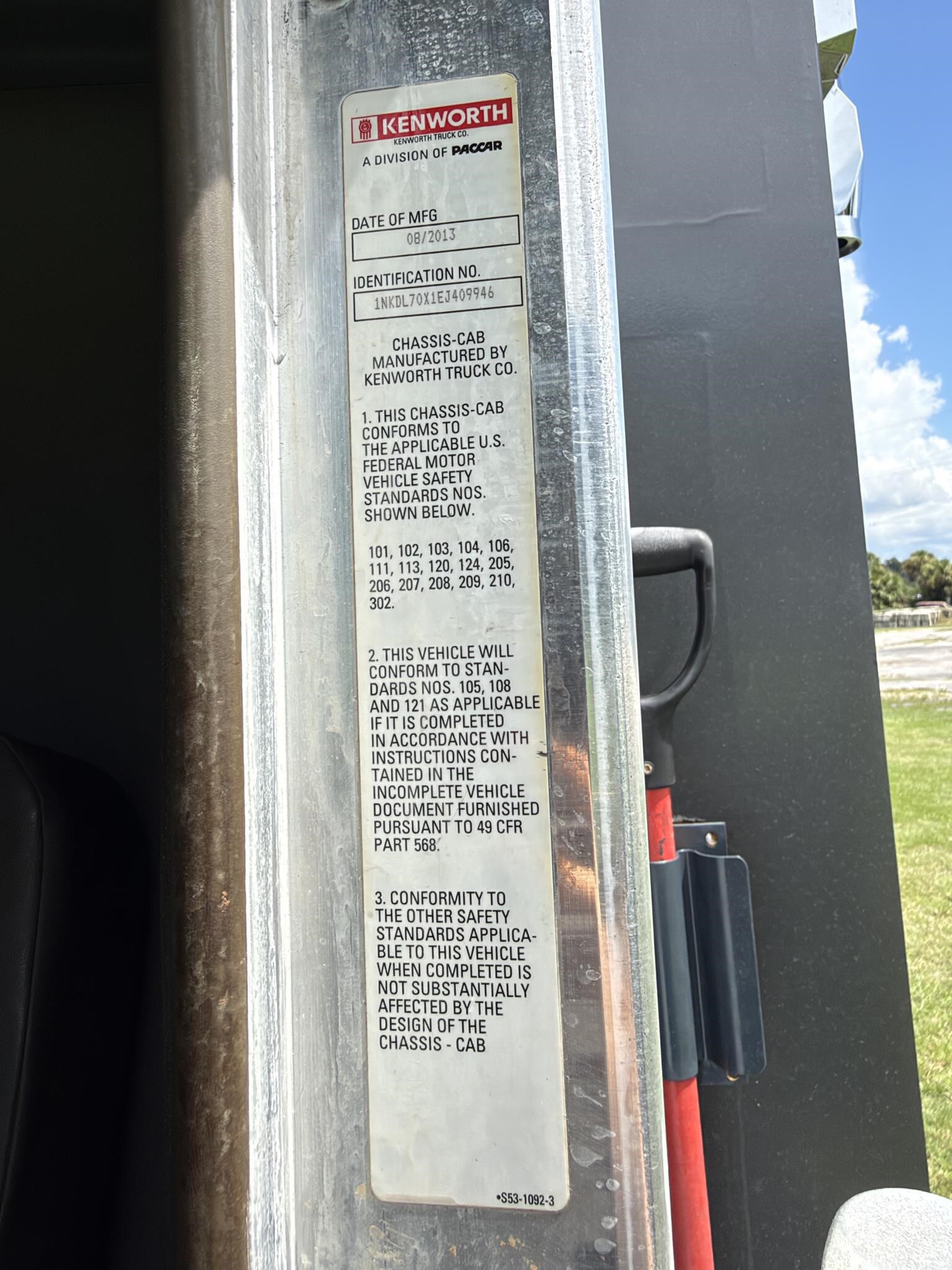 2014 Kenworth T800