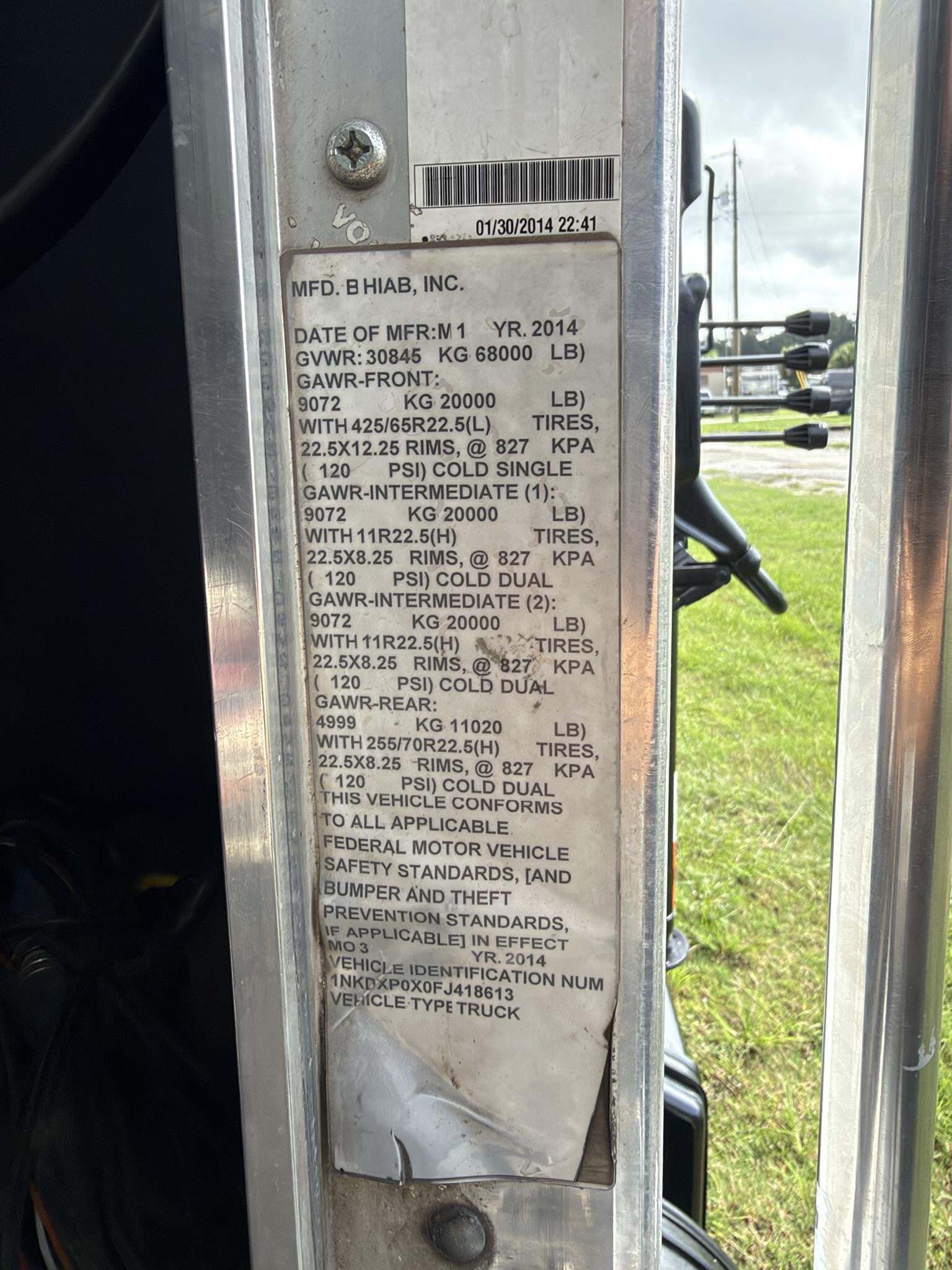 2015 Kenworth T800